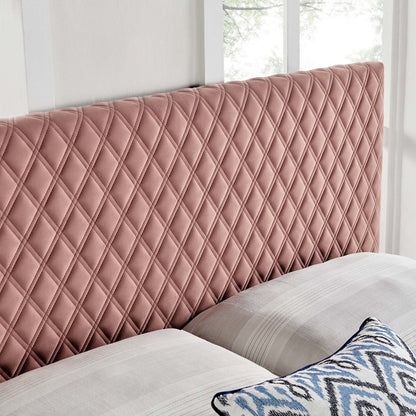 Angela Performance Velvet King Headboard