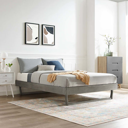 Billie Wood Queen Platform Bed Frame