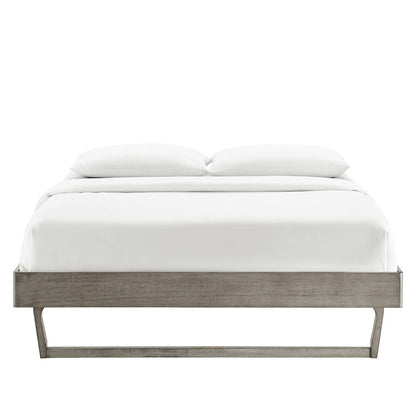 Billie Wood King Platform Bed Frame