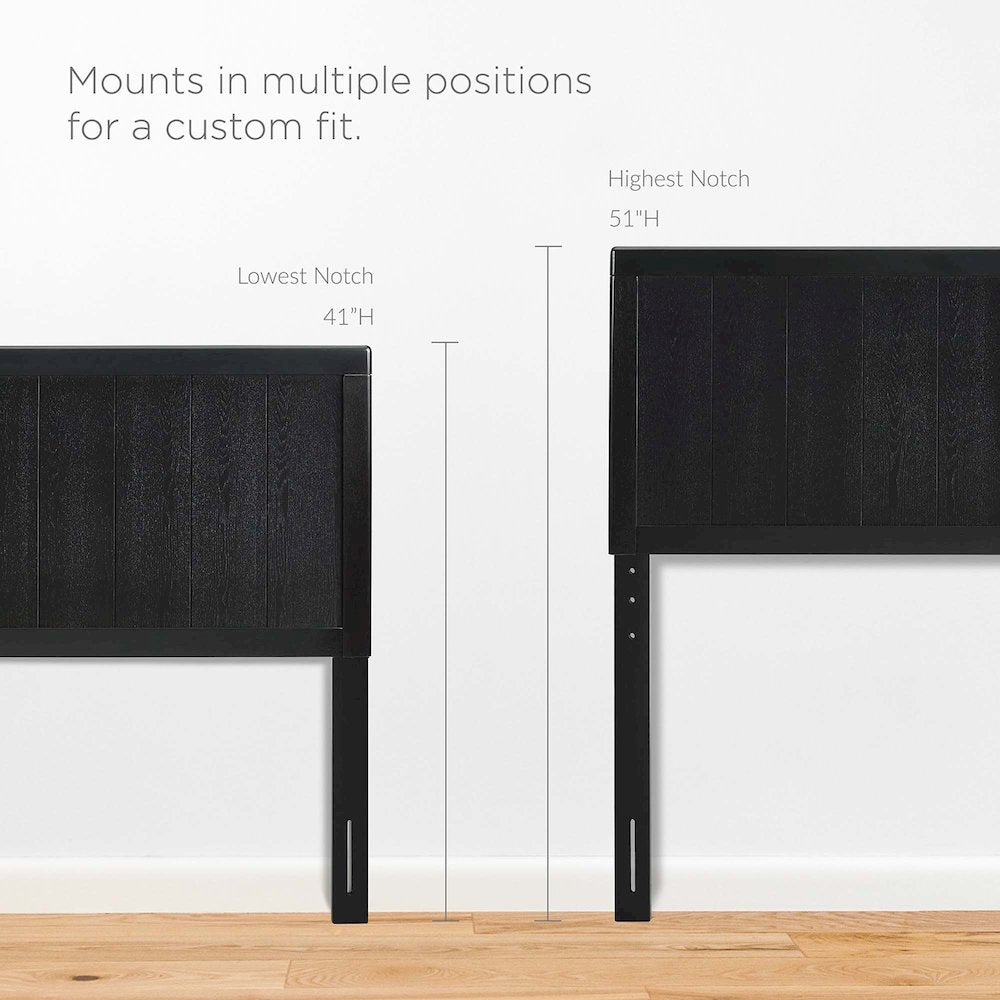 Robbie Wood Twin Headboard