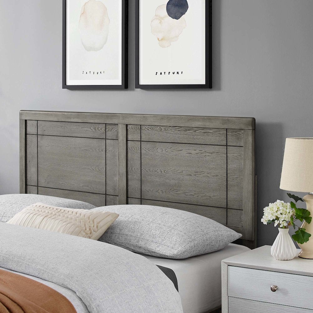 Archie Wood Queen Headboard