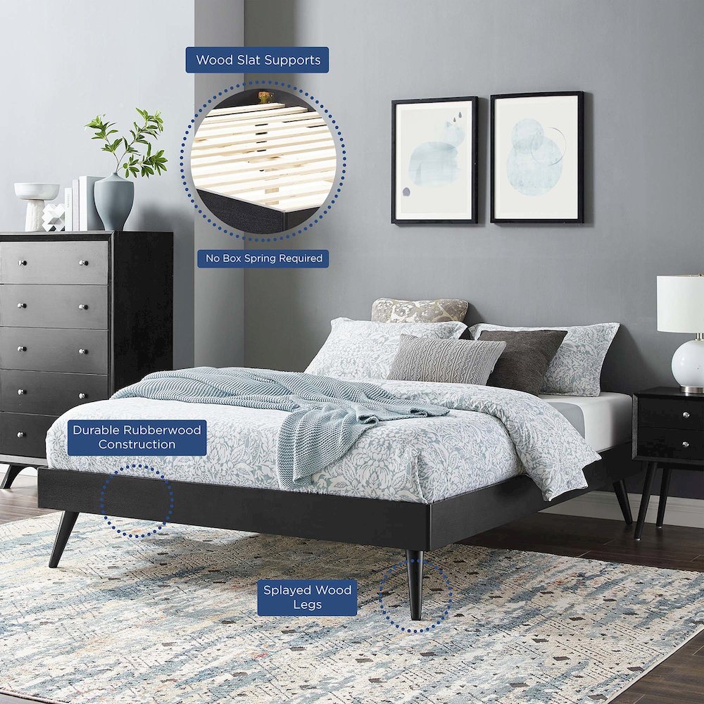 Margo Wood King Platform Bed Frame