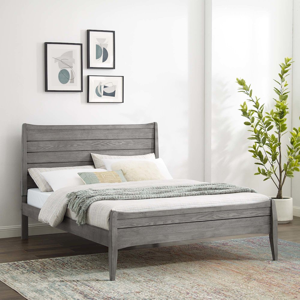 Georgia Wood King Platform Bed