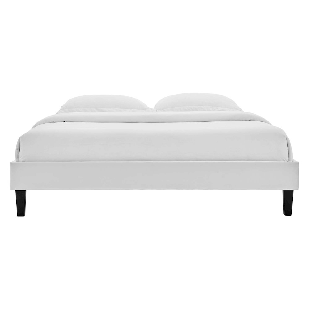 Reign Performance Velvet Twin Platform Bed Frame