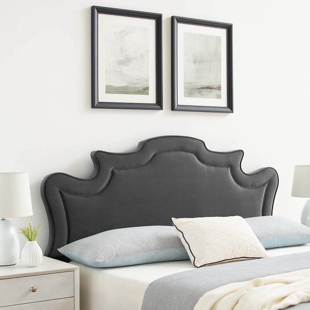 Evangeline Performance Velvet King/California King Headboard