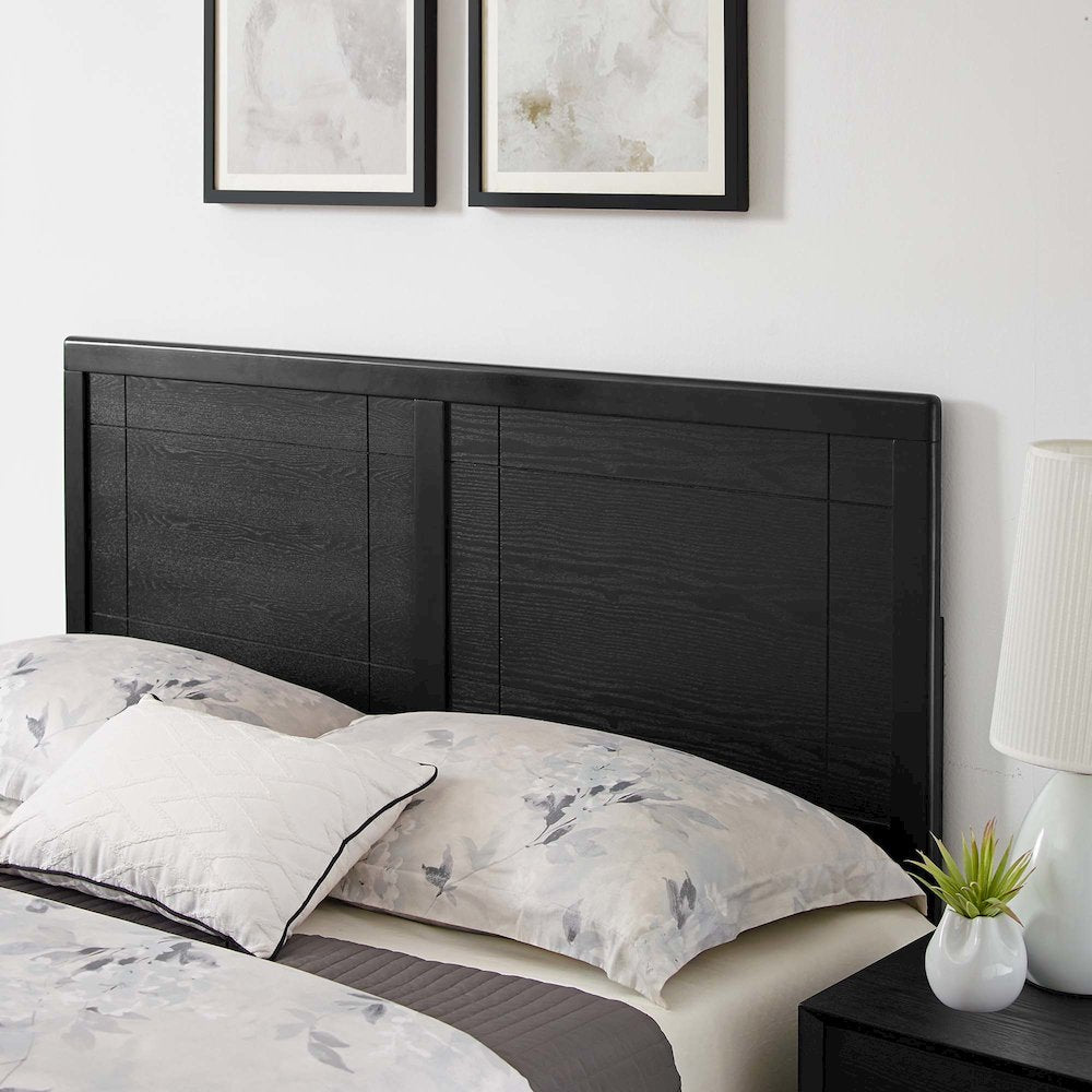Marlee Wood Full Platform Bed With Splayed Legs