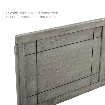 Marlee Wood Full Platform Bed With Splayed Legs