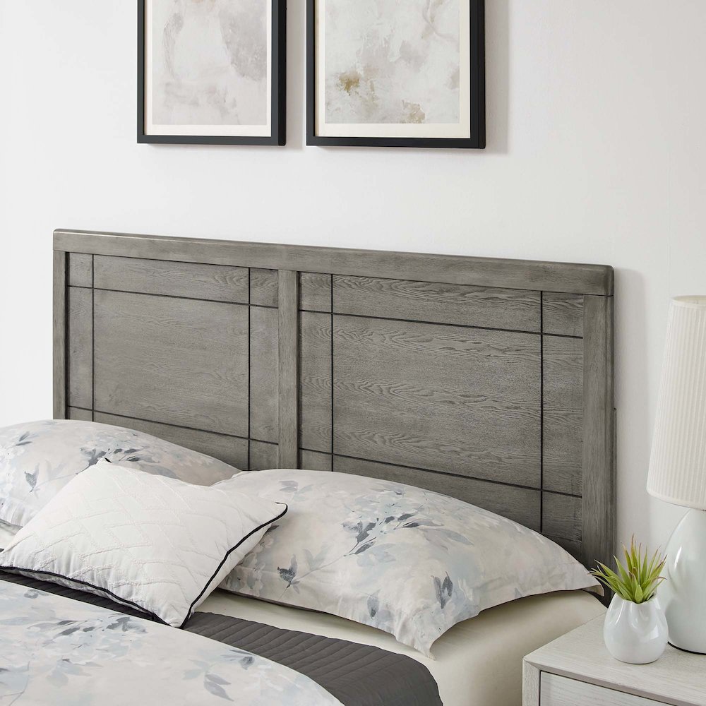 Marlee Wood King Platform Bed With Splayed Legs
