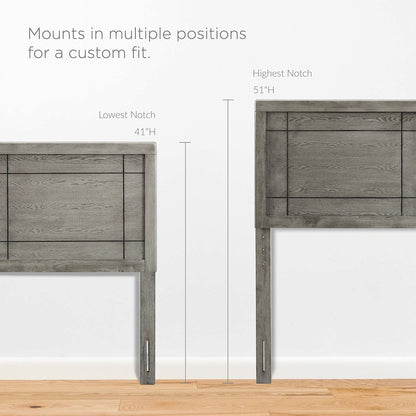 Marlee Wood Twin Platform Bed With Splayed Legs