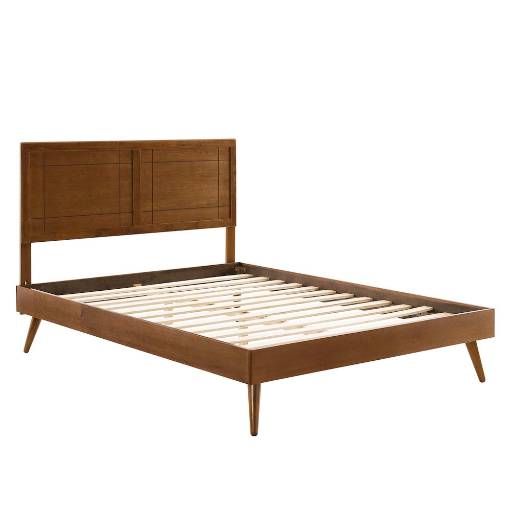 Marlee Wood Twin Platform Bed With Splayed Legs