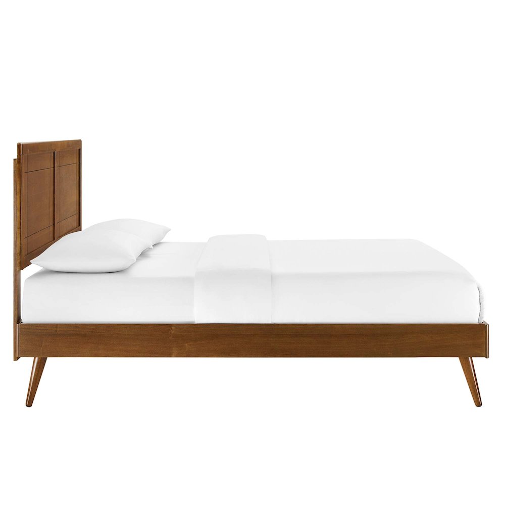 Marlee Wood Twin Platform Bed With Splayed Legs