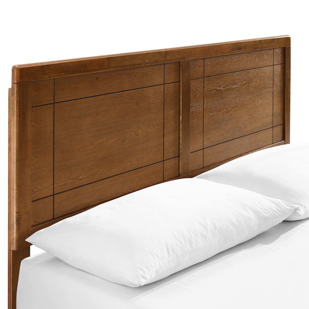 Marlee Wood Twin Platform Bed With Splayed Legs
