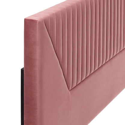 Patience Channel Tufted Performance Velvet King/California King Headboard
