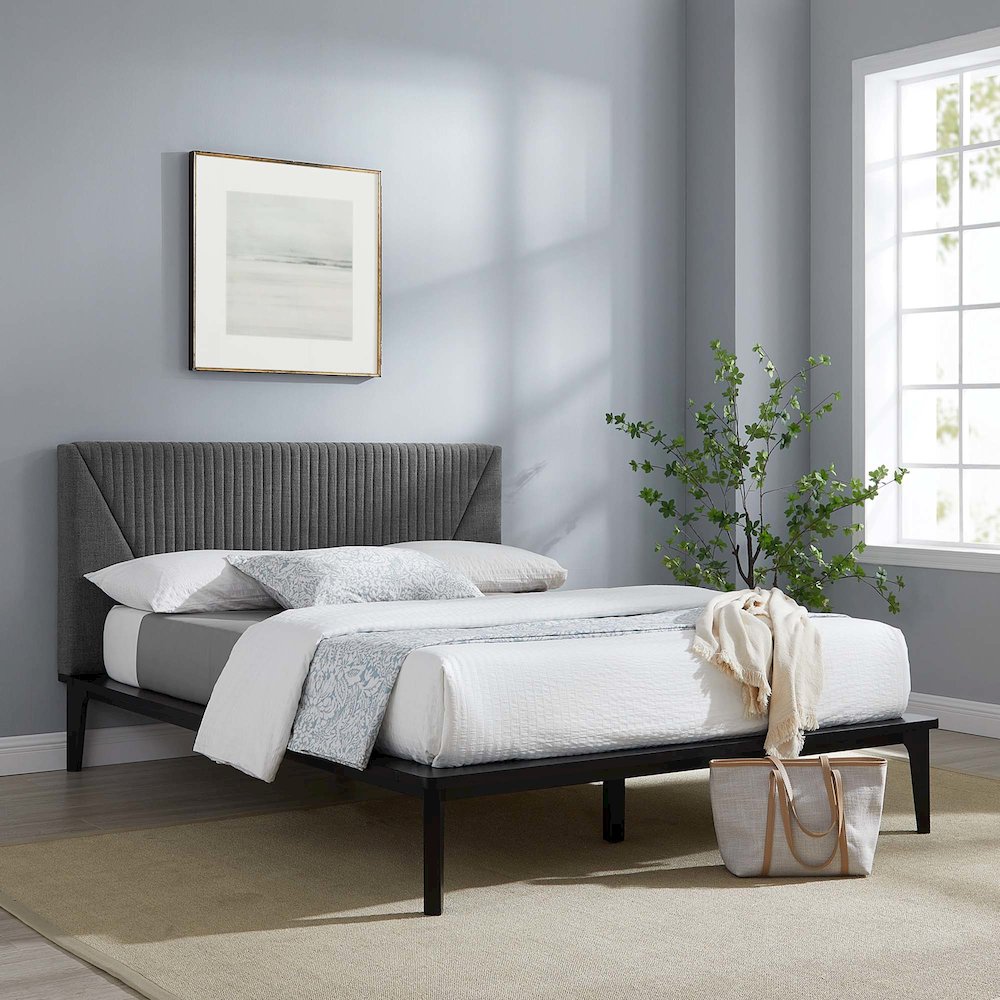 Dakota Upholstered Queen Platform Bed