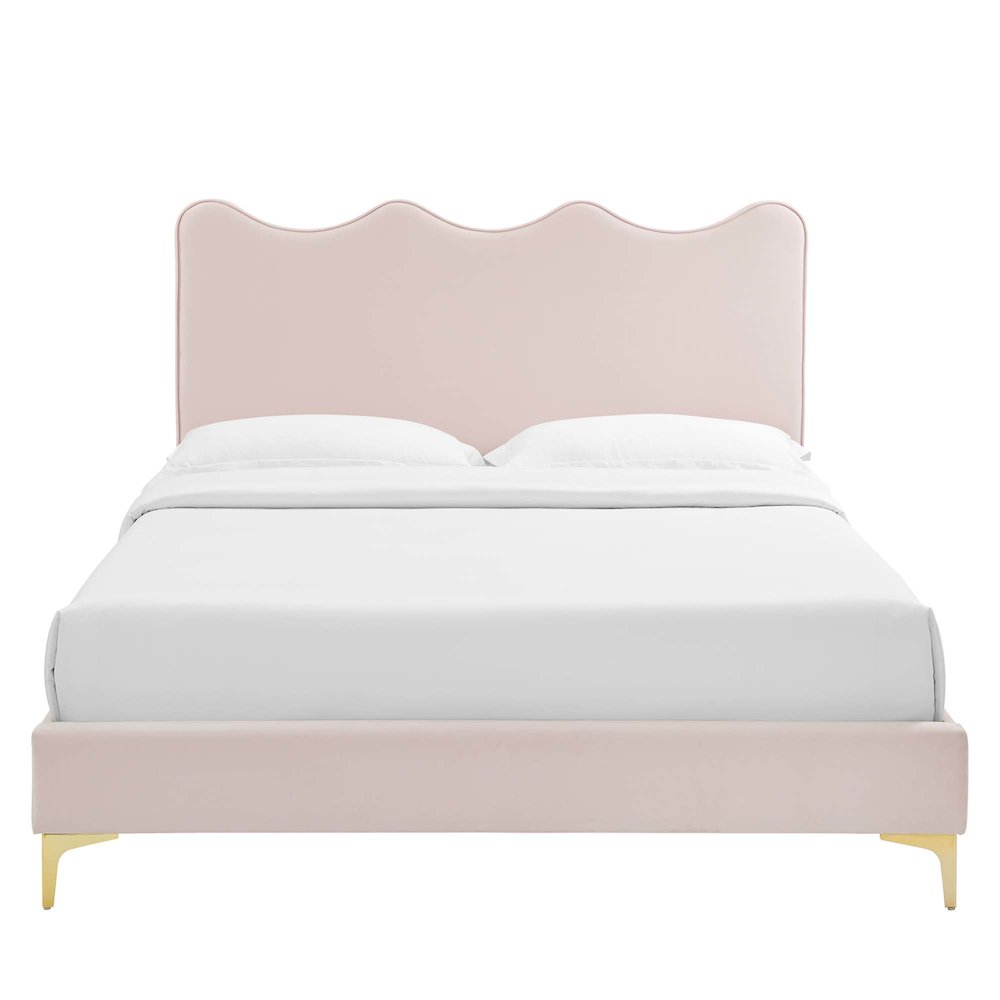 Current Performance Velvet Full Platform Bed