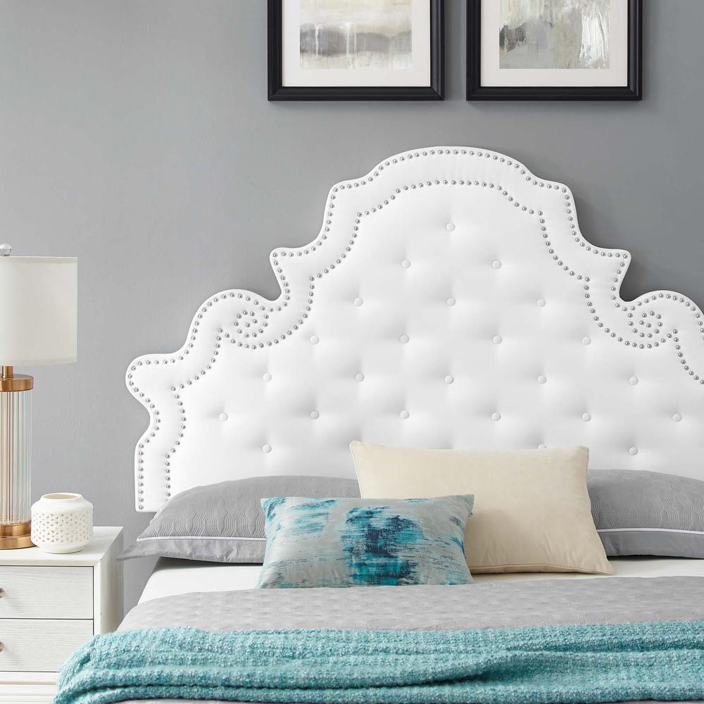 Gwyneth Tufted Performance Velvet Full Platform Bed