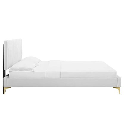Peyton Performance Velvet Full Platform Bed