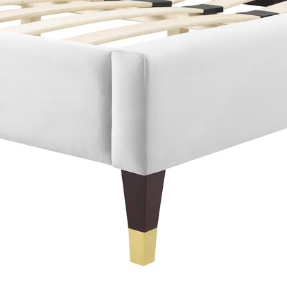 Sienna Performance Velvet King Platform Bed