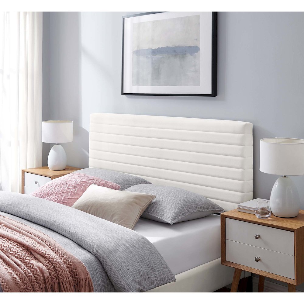 Tranquil Channel Tufted King/California King Headboard