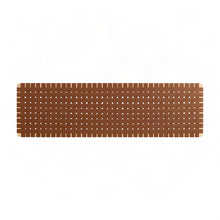 Woven Vegan Leather King Headboard with Wall-Mount, Padded, Natural Brown