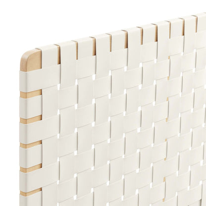 Sparta Weave Vegan Leather King Headboard
