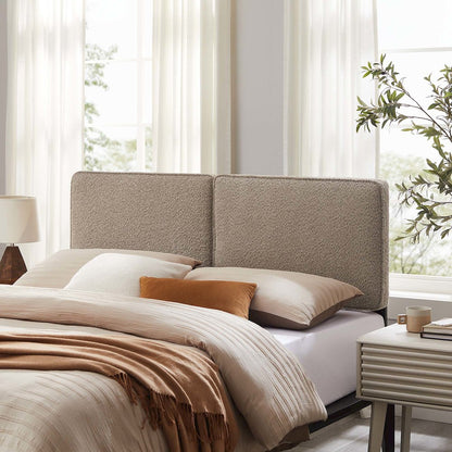Lindee Boucle Fabric Full Headboard