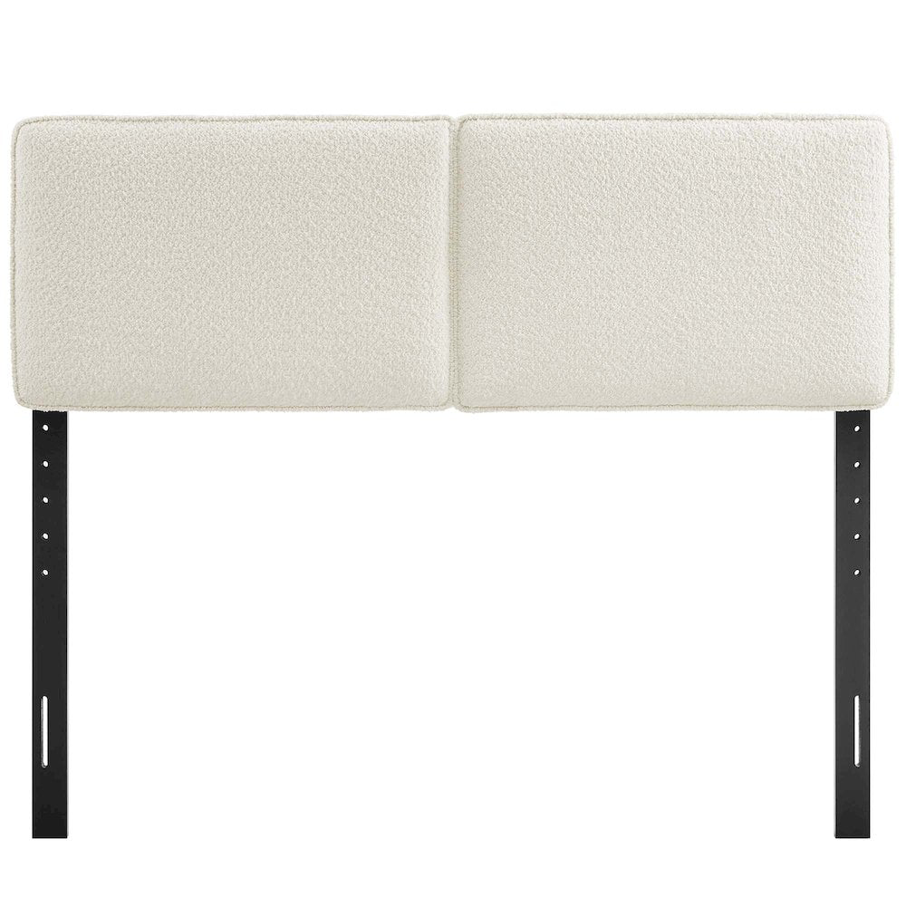 Lindee Boucle Fabric King Headboard