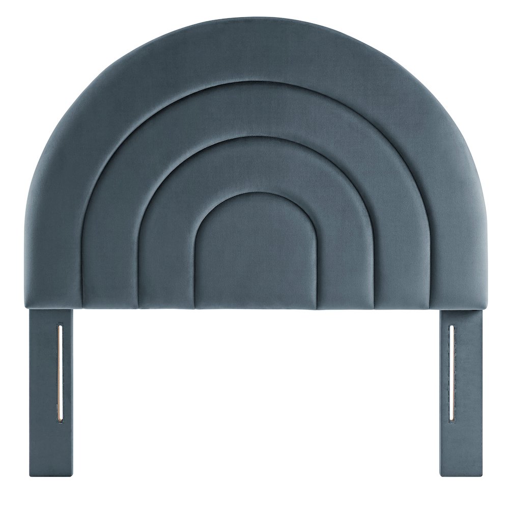Solana Arched Performance Velvet Twin Headboard