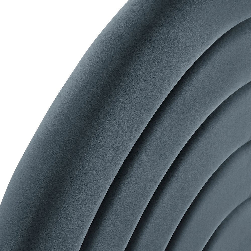 Solana Arched Performance Velvet Twin Headboard