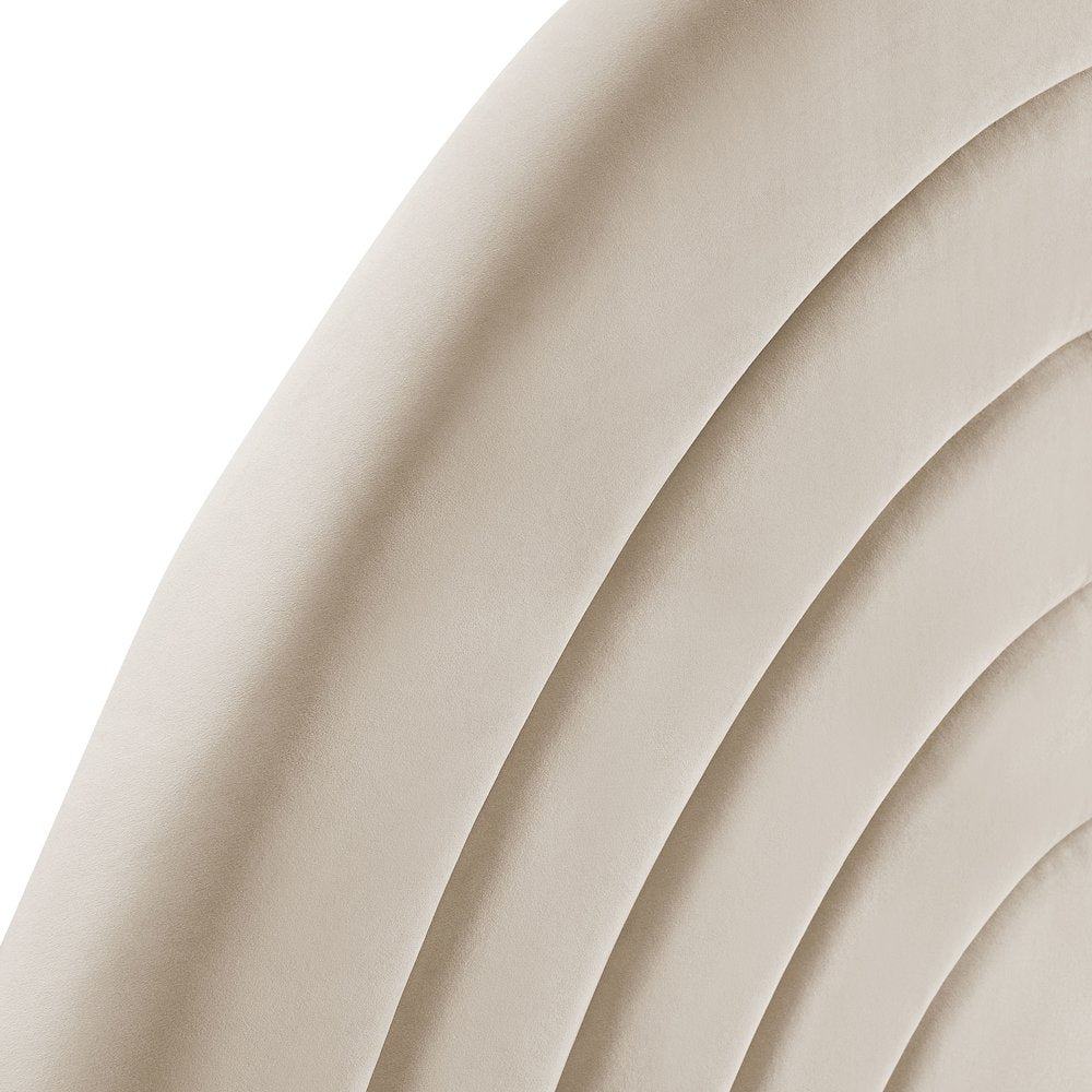 Solana Arched Performance Velvet Full Headboard
