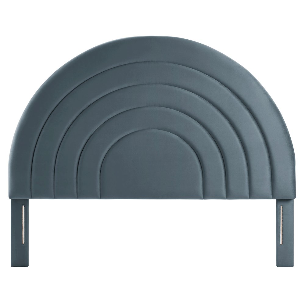 Solana Arched Performance Velvet King Headboard