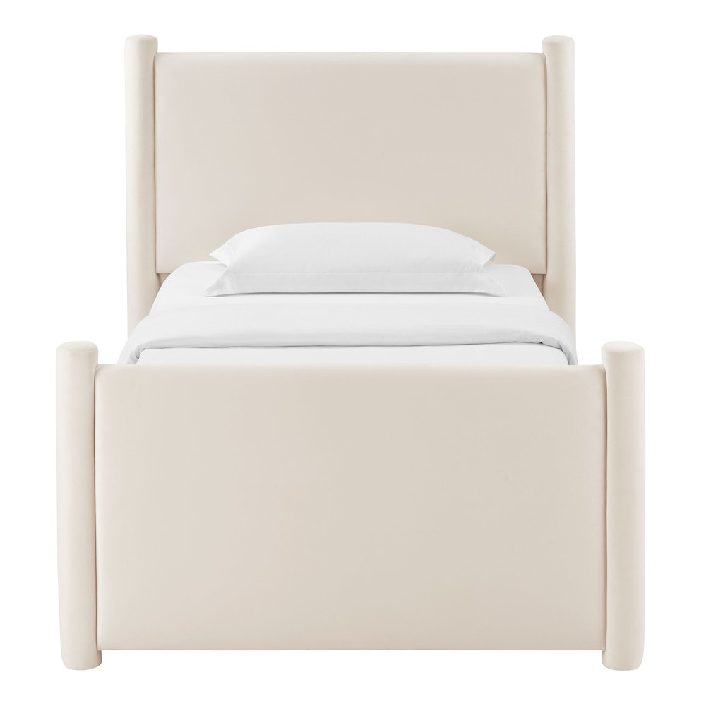 Rael Performance Velvet Twin Platform Bed