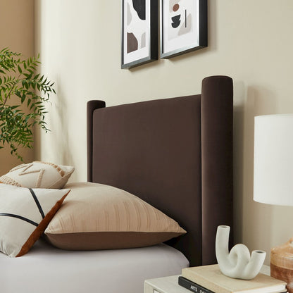 Rael Performance Velvet Twin Platform Bed