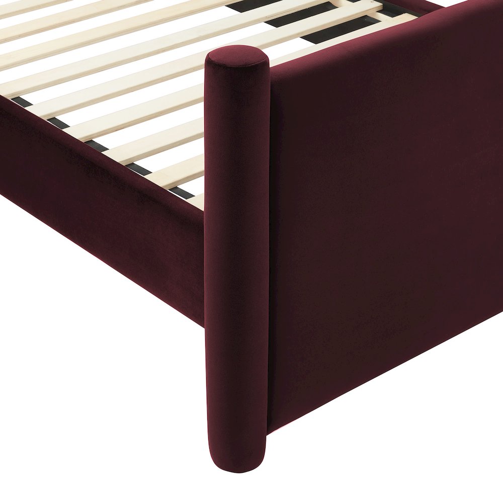 Rael Performance Velvet Twin Platform Bed