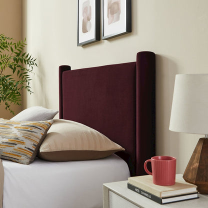 Rael Performance Velvet Twin Platform Bed