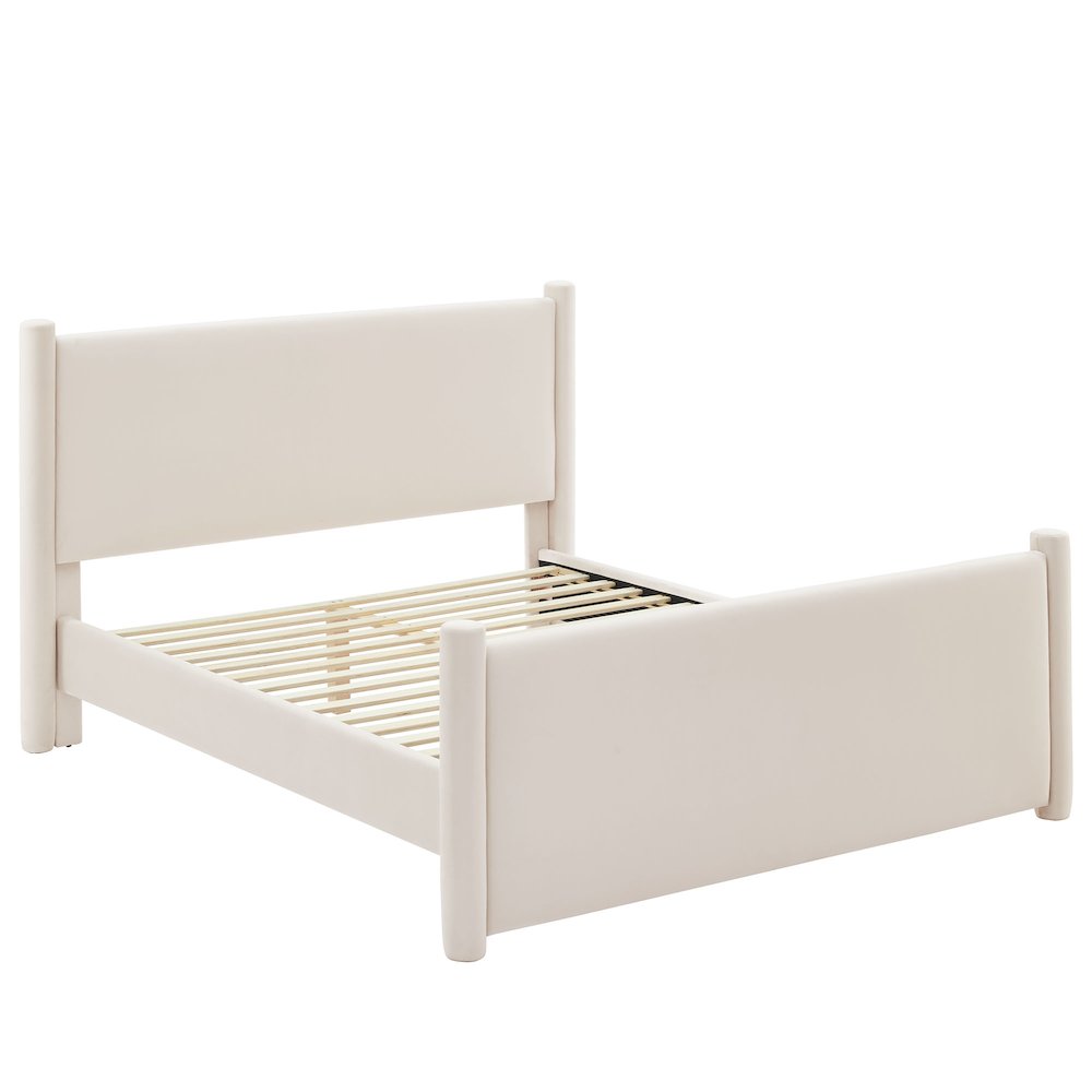 Rael Performance Velvet King Platform Bed