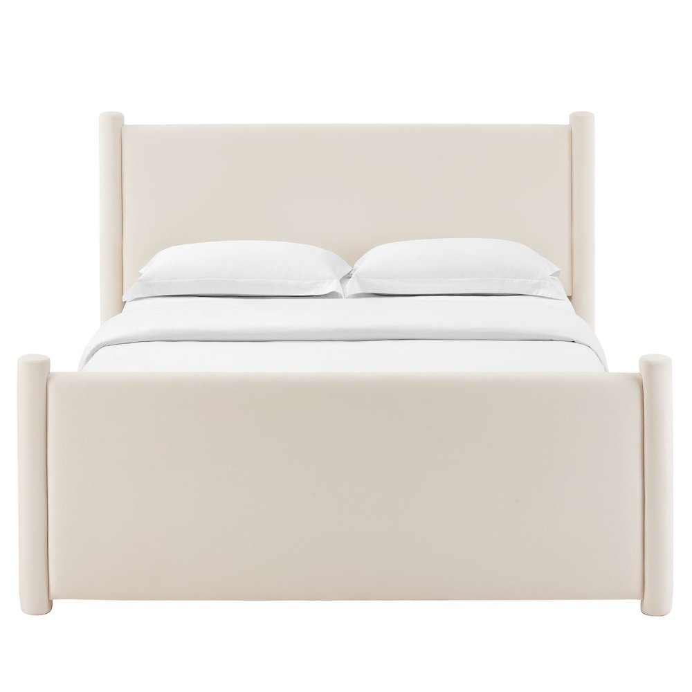 Rael Performance Velvet King Platform Bed