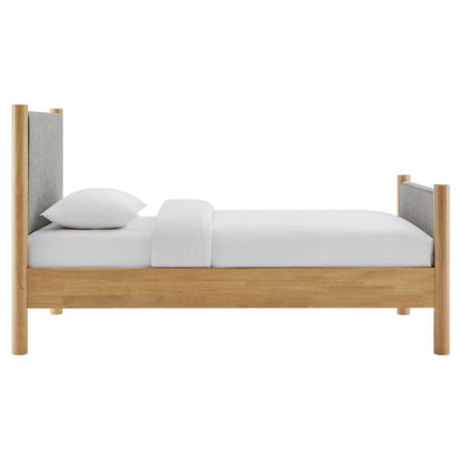 Maven Twin Size Fabric Upholstered Platform Bed