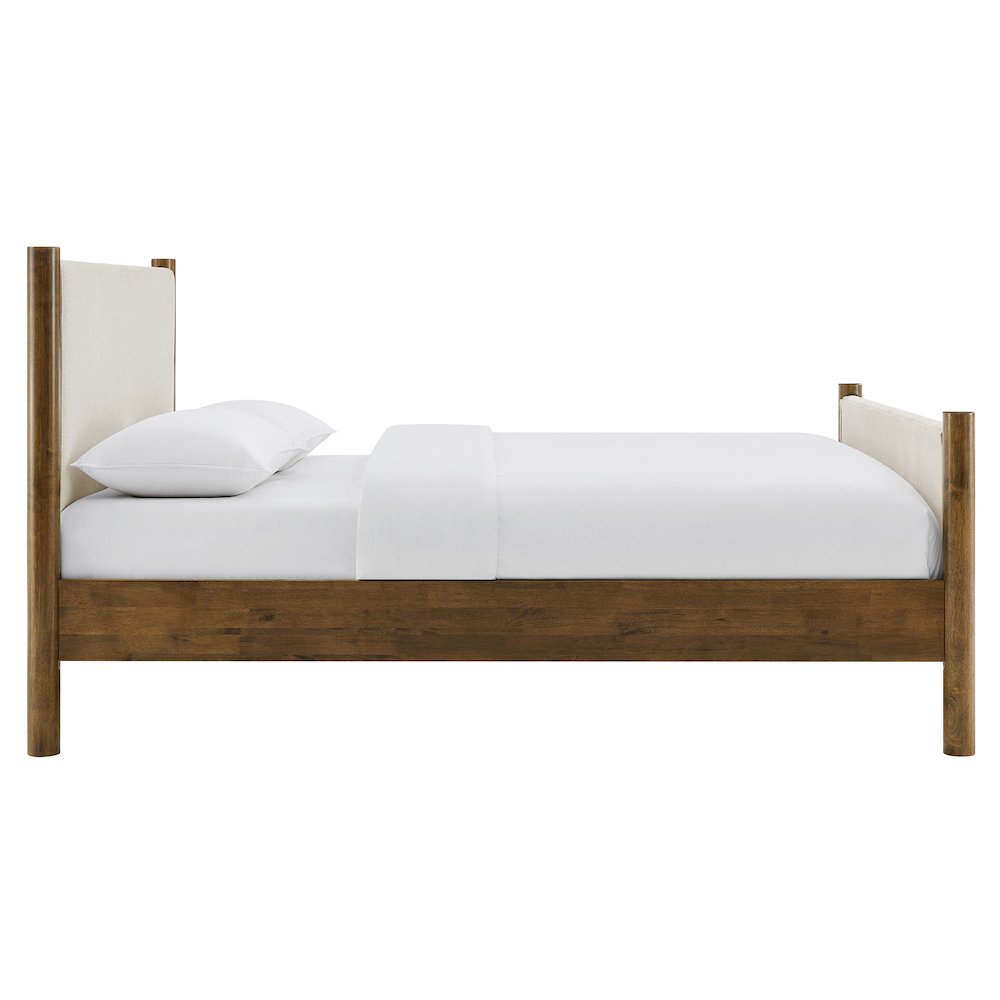 Maven Queen Size Fabric Upholstered Platform Bed