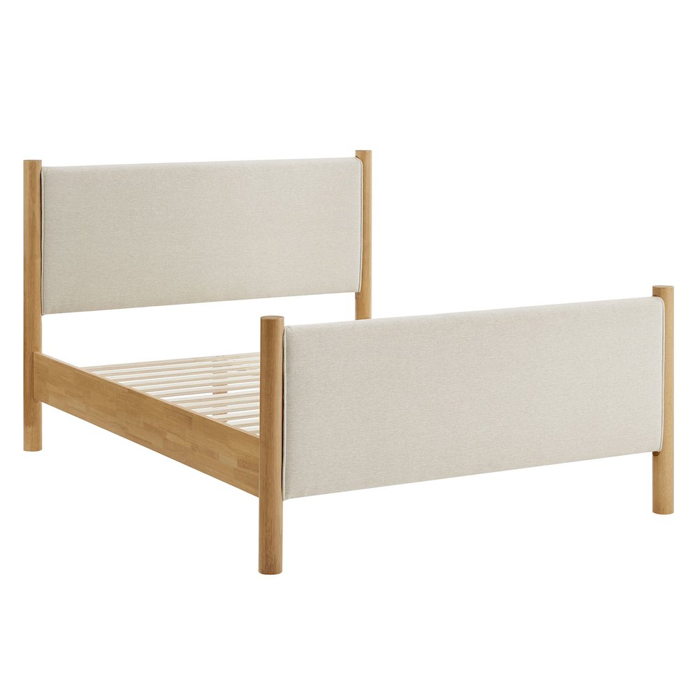 Maven King Size Fabric Upholstered Platform Bed
