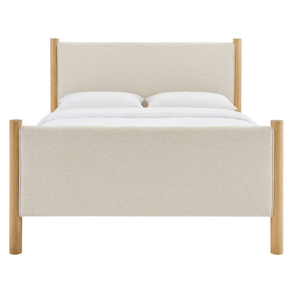 Maven King Size Fabric Upholstered Platform Bed