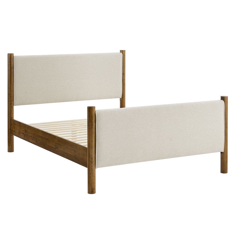 Maven King Size Fabric Upholstered Platform Bed