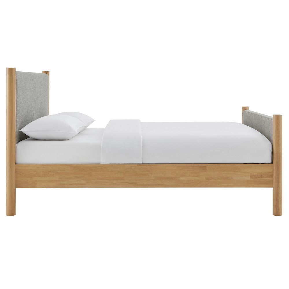 Maven King Size Fabric Upholstered Platform Bed