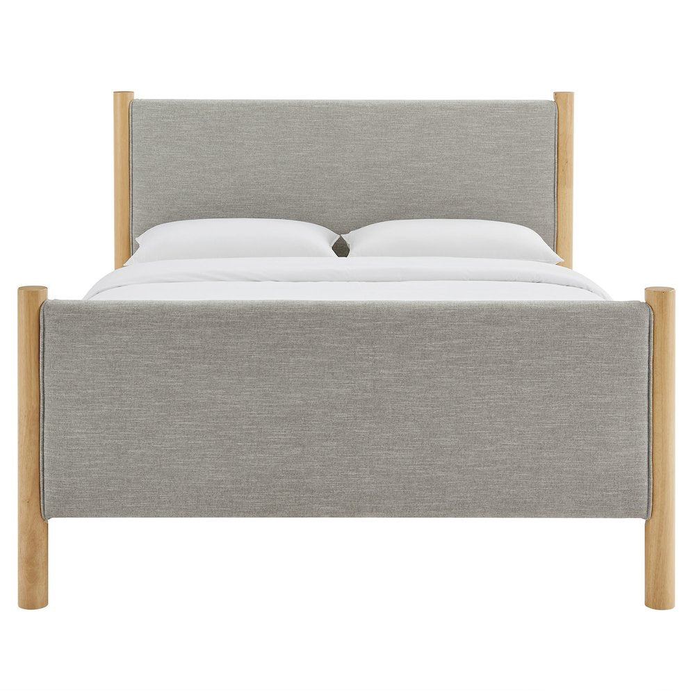 Maven King Size Fabric Upholstered Platform Bed
