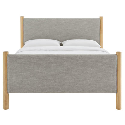 Maven King Size Fabric Upholstered Platform Bed