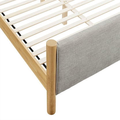 Maven King Size Fabric Upholstered Platform Bed