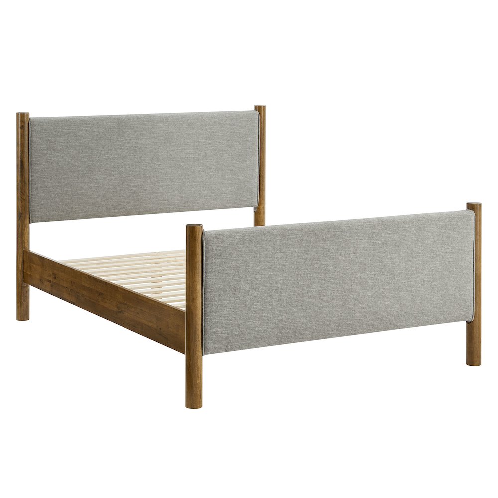 Maven King Size Fabric Upholstered Platform Bed