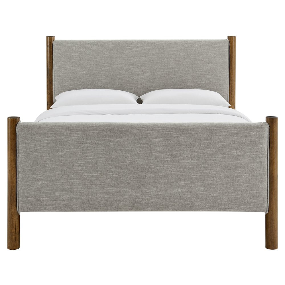 Maven King Size Fabric Upholstered Platform Bed