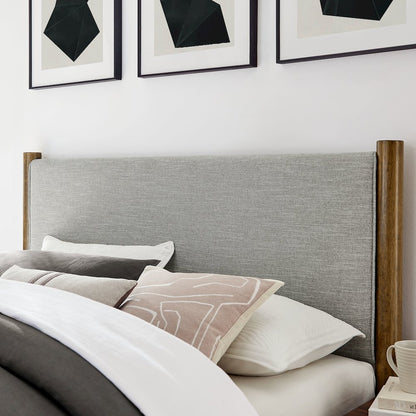 Maven King Size Fabric Upholstered Platform Bed