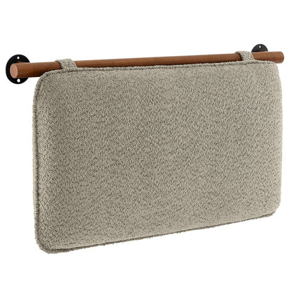 Anela Wall-Mounted Chenille Upholstered Twin Headboard